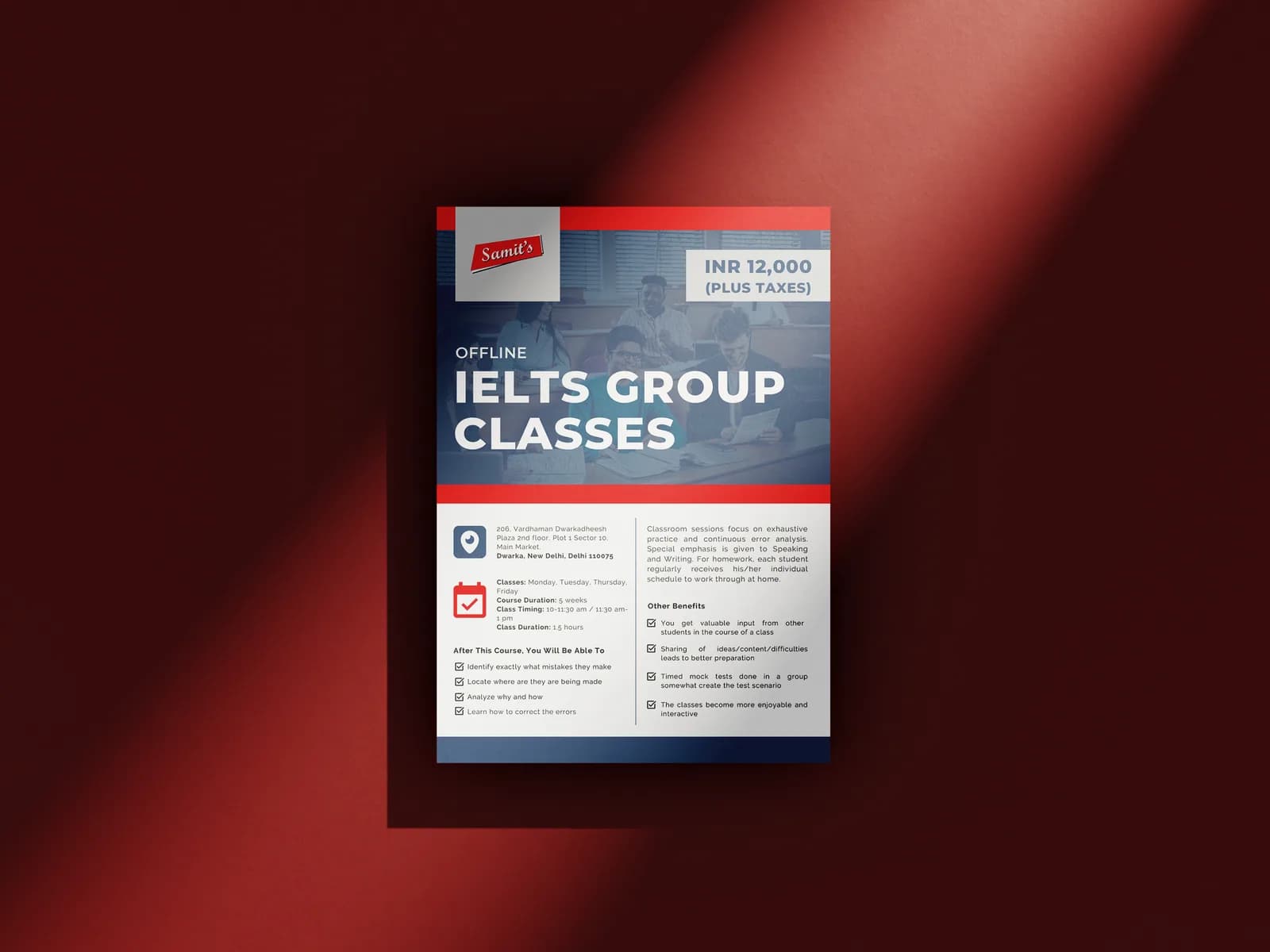 Samit's English Academy — +68% IELTS signups in 2 months — sustained for 2.5+ years