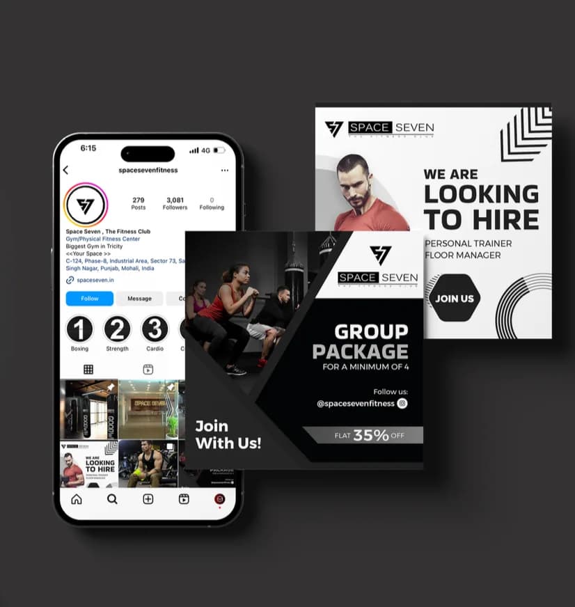 Space Seven Fitness — Studio site and membership UX for a boutique gym